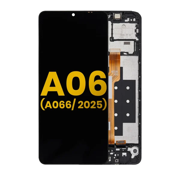 Samsung Galaxy A06 5G İle Uyumlu İçin Çerçeveli ekran (A066/2025) Orijinal (Tüm Renkler)  LCD Ekranı
