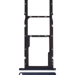 Samsung Galaxy A06 İle Uyumlu Çift Sim Kart Tepsisi (A065 2024) (Premium) (Siyah)