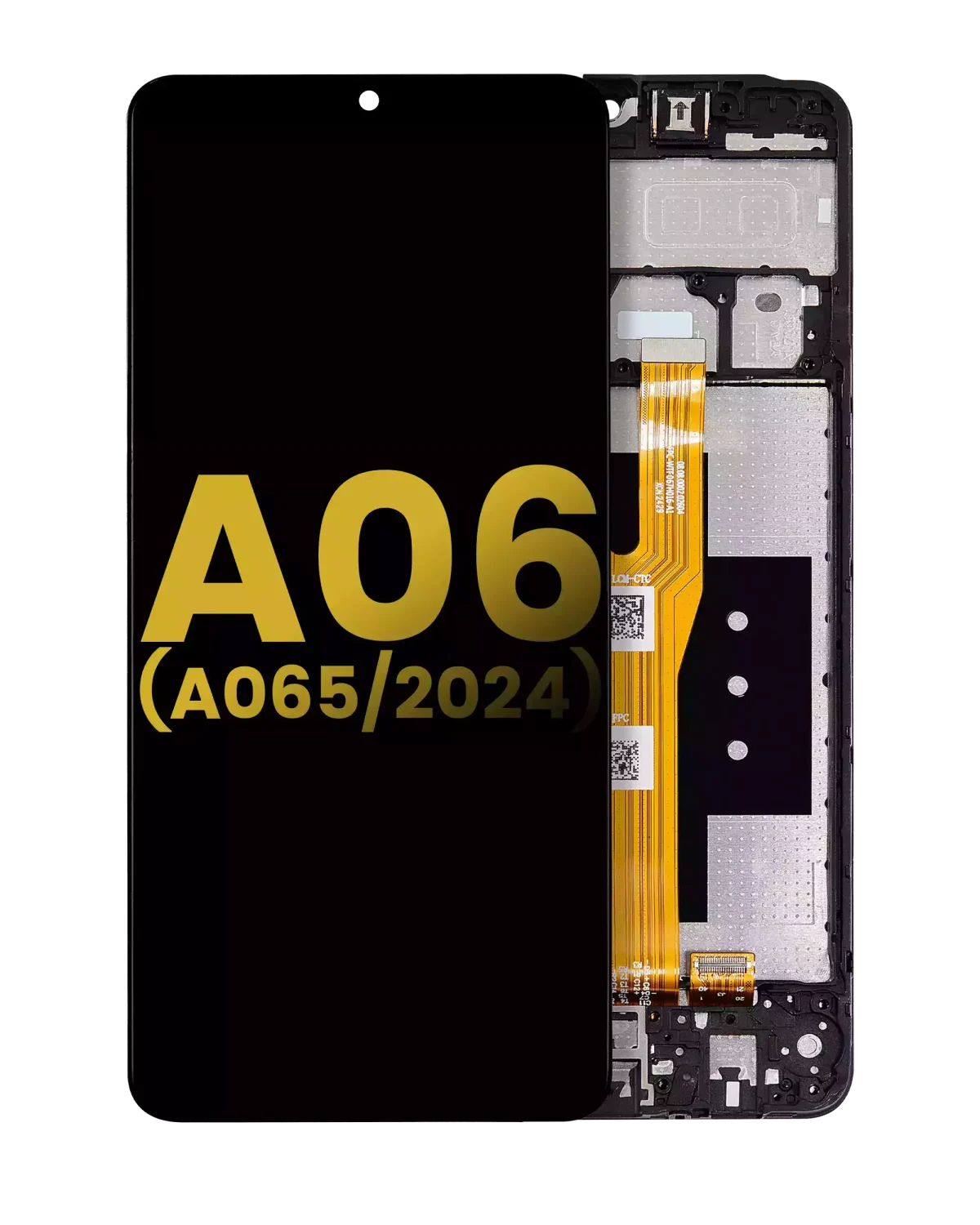 Samsung Galaxy A06 İle Uyumlu İçin Çerçeveli ekran (A065 2024) Orijinal (Tüm Renkler)  LCD Ekranı Uyumlu