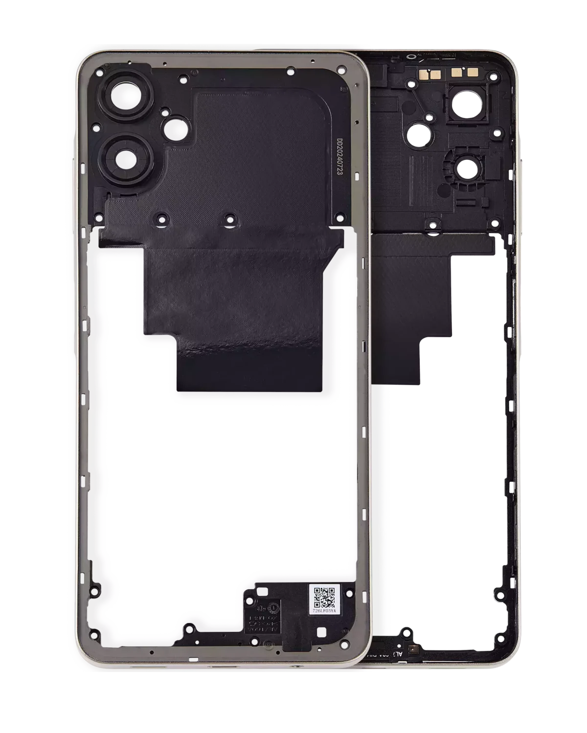 Samsung Galaxy A06 İle Uyumlu  Orta Çerçeve Kasası (A065 2024) (Altın)