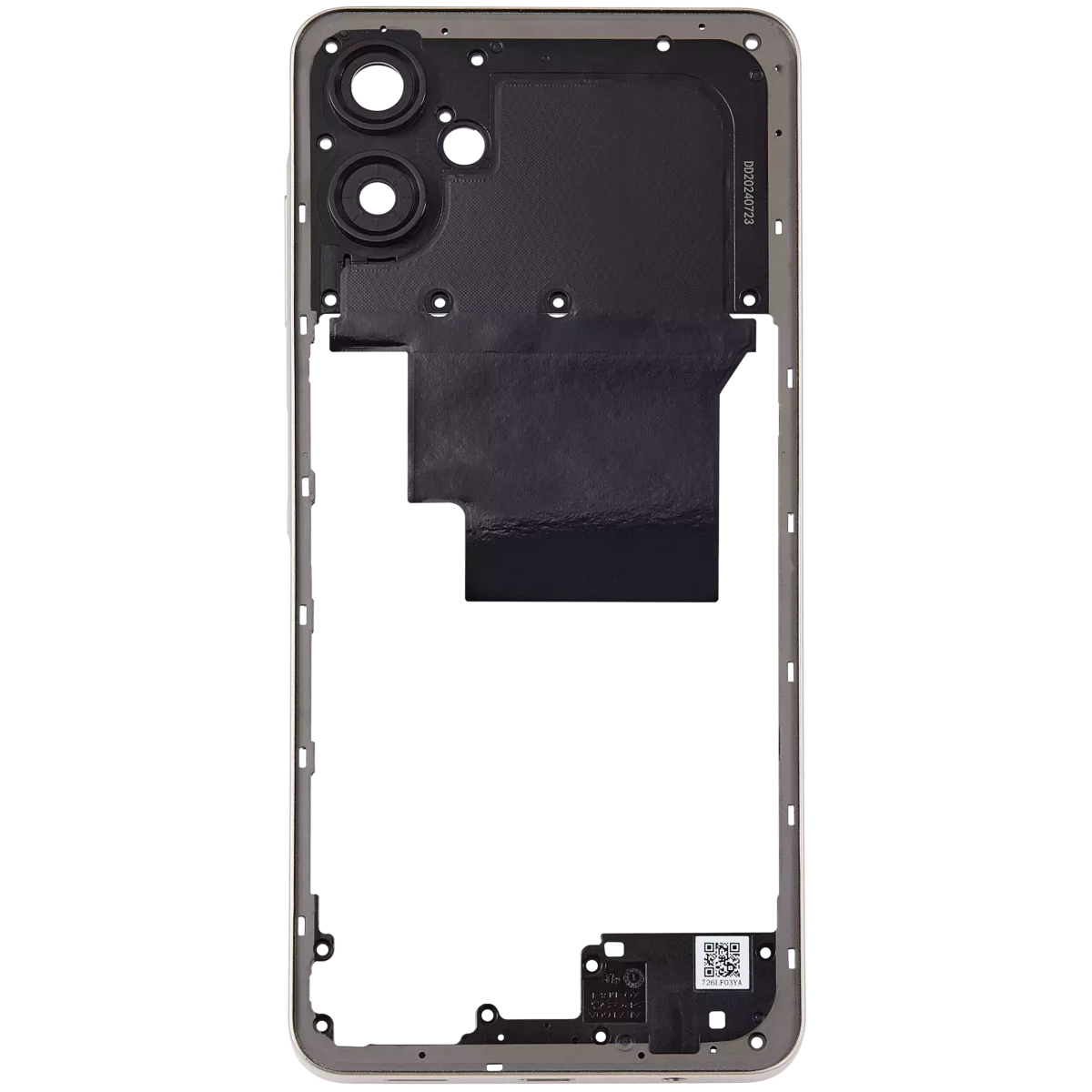 Samsung Galaxy A06 İle Uyumlu  Orta Çerçeve Kasası (A065 2024) (Altın) - Görsel 3