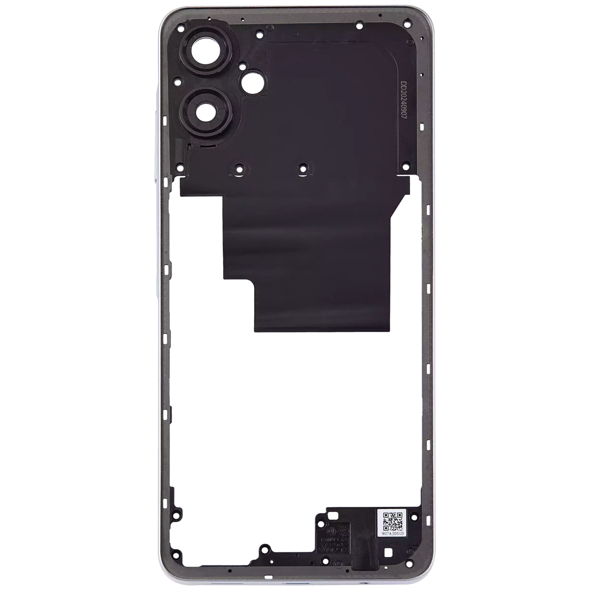 Samsung Galaxy A06 İle Uyumlu  Orta Çerçeve Kasası (A065 2024) (Beyaz) - Görsel 3