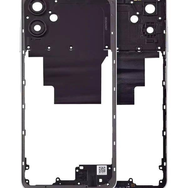 Samsung Galaxy A06 İle Uyumlu  Orta Çerçeve Kasası (A065 2024) (Beyaz)