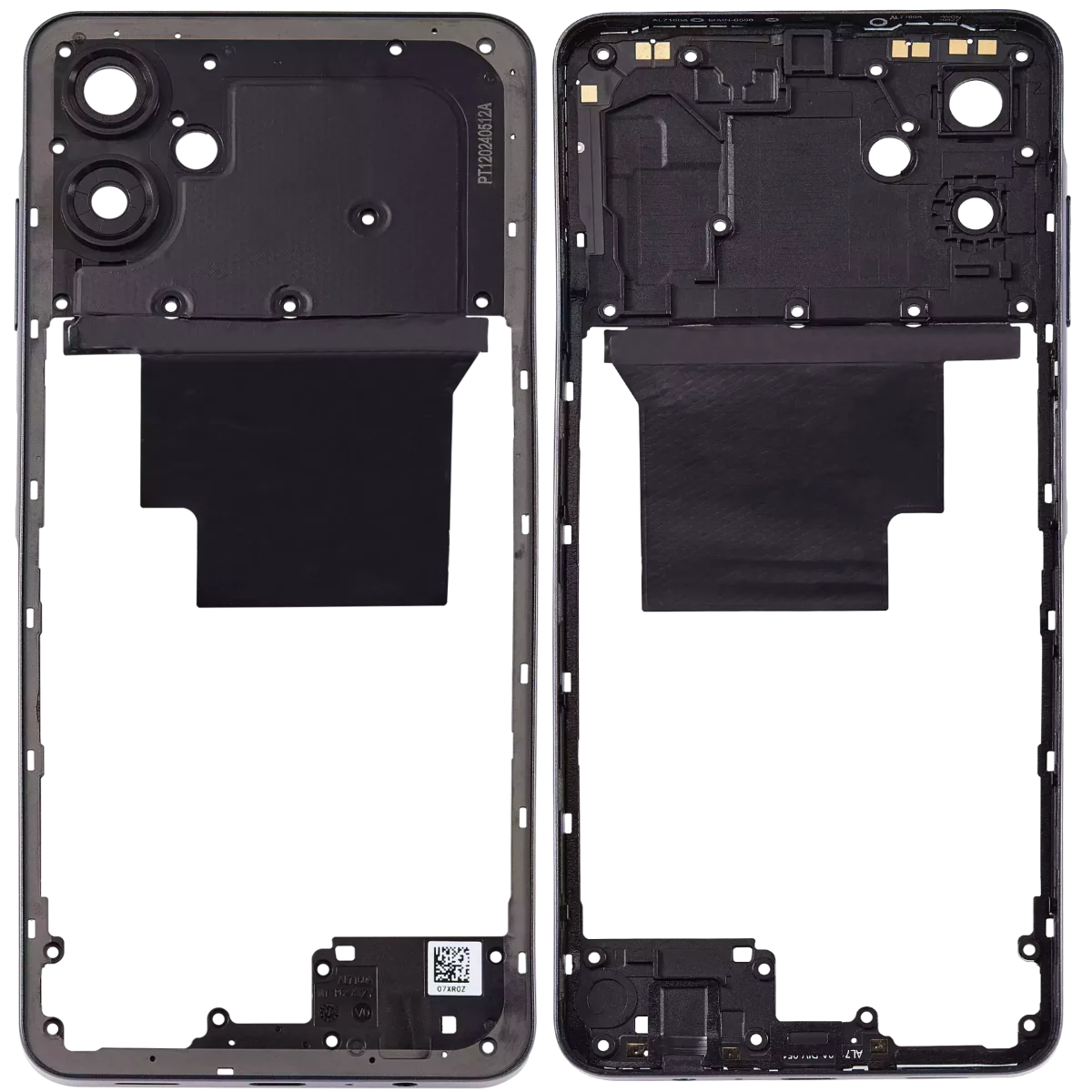 Samsung Galaxy A06 İle Uyumlu  Orta Çerçeve Kasası (A065 2024) (Mavi) - Görsel 2