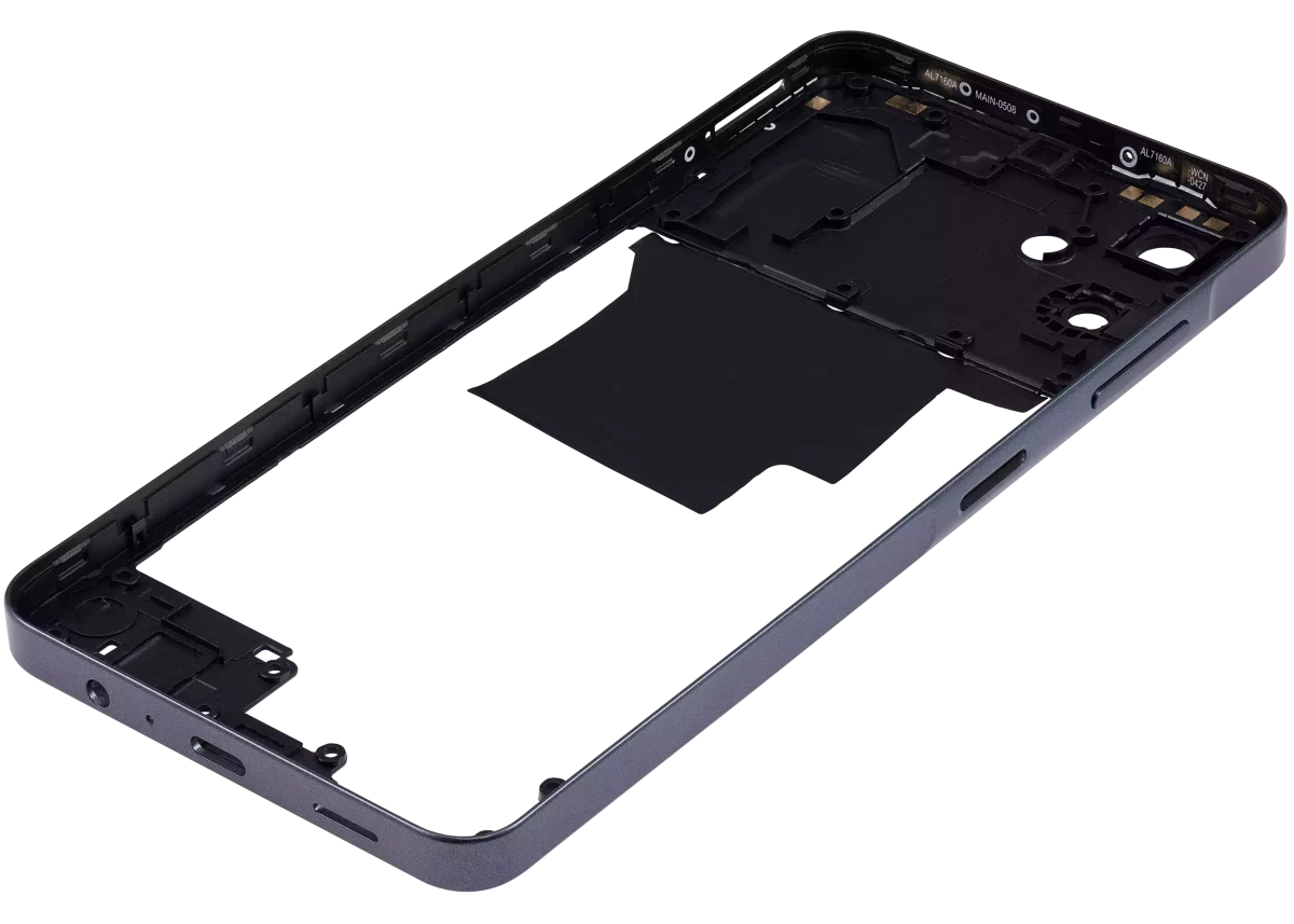 Samsung Galaxy A06 İle Uyumlu  Orta Çerçeve Kasası (A065 2024) (Mavi) - Görsel 6