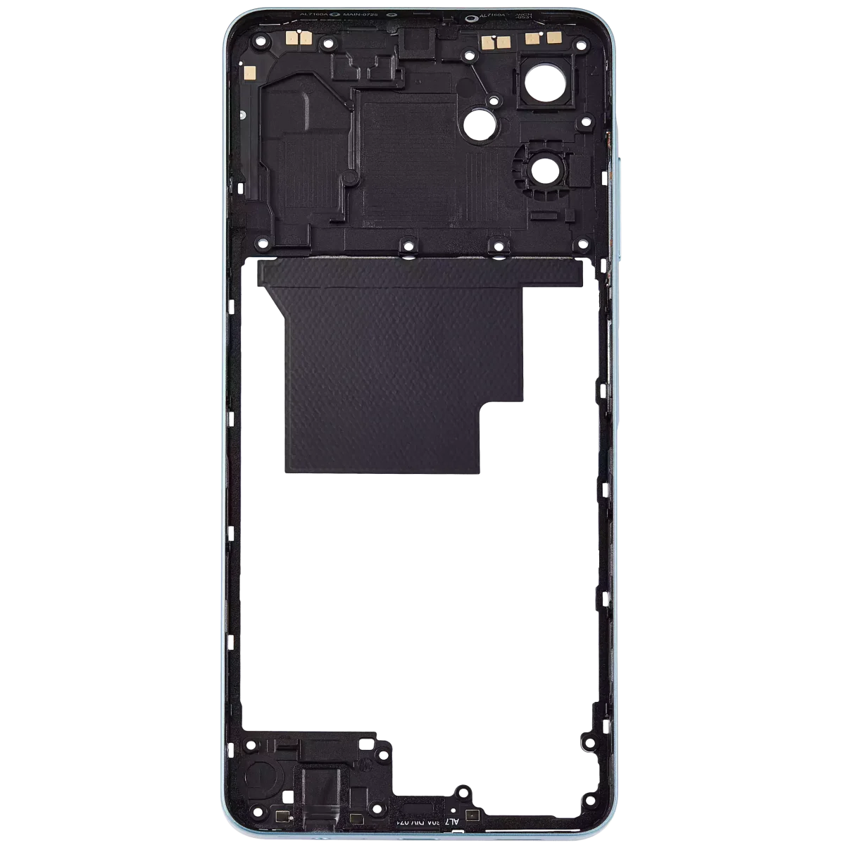 Samsung Galaxy A06 İle Uyumlu  Orta Çerçeve Kasası (A065 2024) (Yeşil) - Görsel 4
