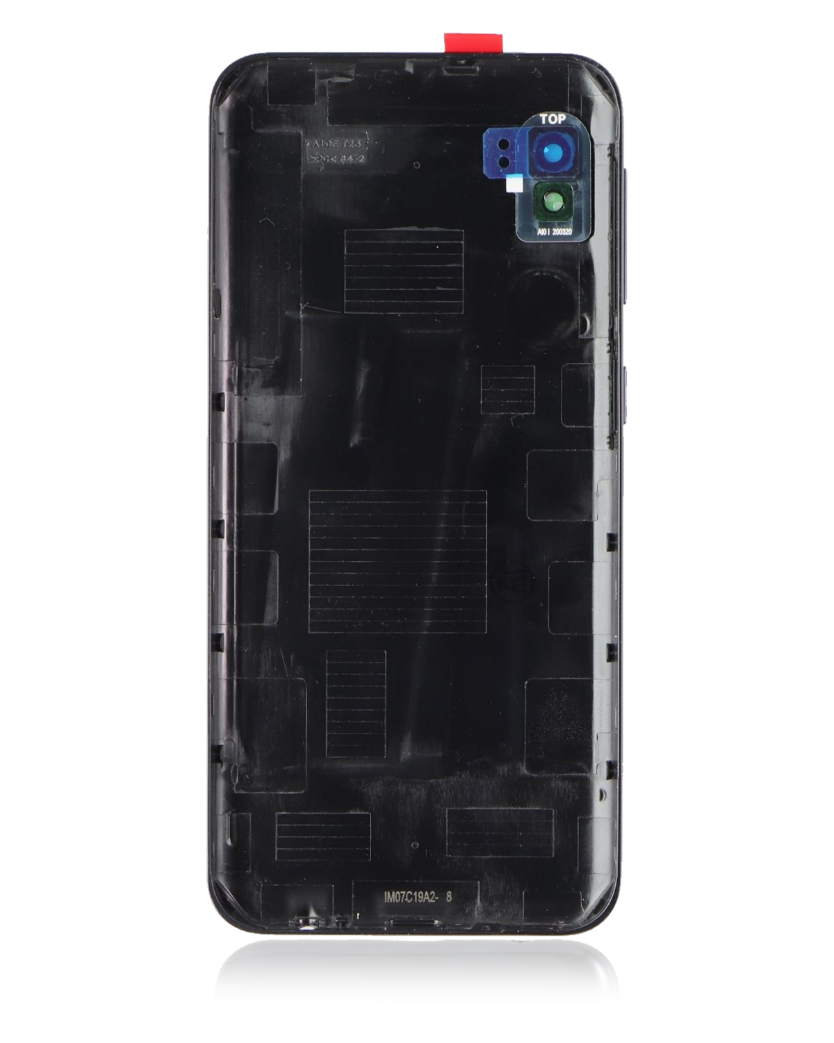 Samsung Galaxy A10 Arka İle Uyumlu Kapak Cam Kamera Lensli E (A102 2019) (Siyah) (Servis Paketi) Uyumlu - Görsel 2