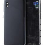 Samsung Galaxy A10 Arka İle Uyumlu Kapak Cam Kamera Lensli E (A102 2019) (Siyah) (Servis Paketi) Uyumlu