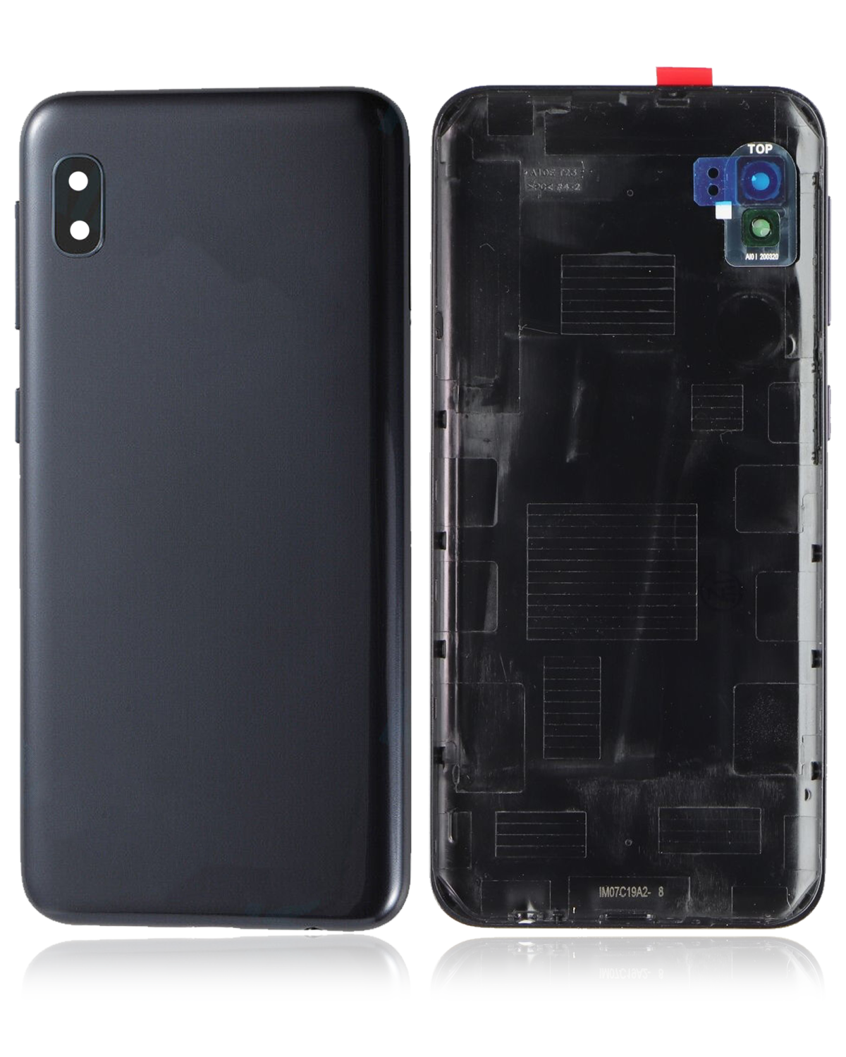 Samsung Galaxy A10 Arka İle Uyumlu Kapak Cam Kamera Lensli E (A102 2019) (Siyah) (Servis Paketi) Uyumlu - Görsel 4