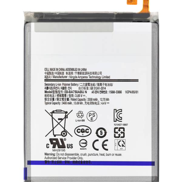 Samsung Galaxy A10 İle Uyumlu Batarya Pil (A105 2019) A7 (A750 2018) A8s (G887 2018) A8 (A810 2016)