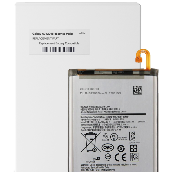 Samsung Galaxy A10 İle Uyumlu Batarya Pil (A105 2019) A7 (A750 2018) A8s (G887 2018) A8 (A810 2016) (Servis Paketi)