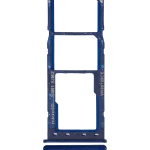 Samsung Galaxy A10 İle Uyumlu Çift Sim Kart Tepsisi (A105 2019) (Mavi)