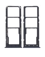 Samsung Galaxy A10 İle Uyumlu Çift Sim Kart Tepsisi (A105 2019) (Siyah) - Görsel 2