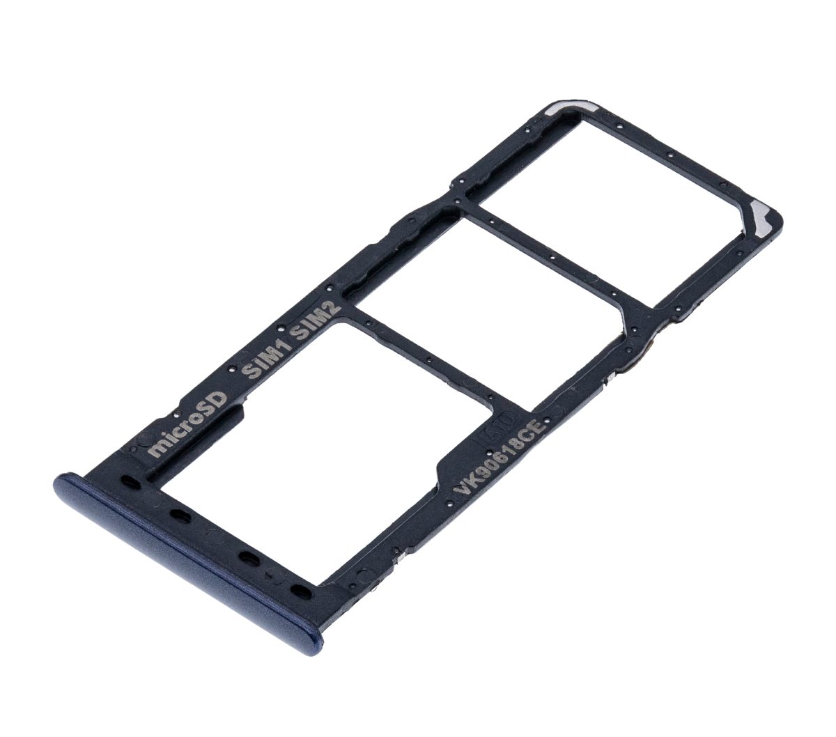 Samsung Galaxy A10 İle Uyumlu Çift Sim Kart Tepsisi (A105 2019) (Siyah) - Görsel 4