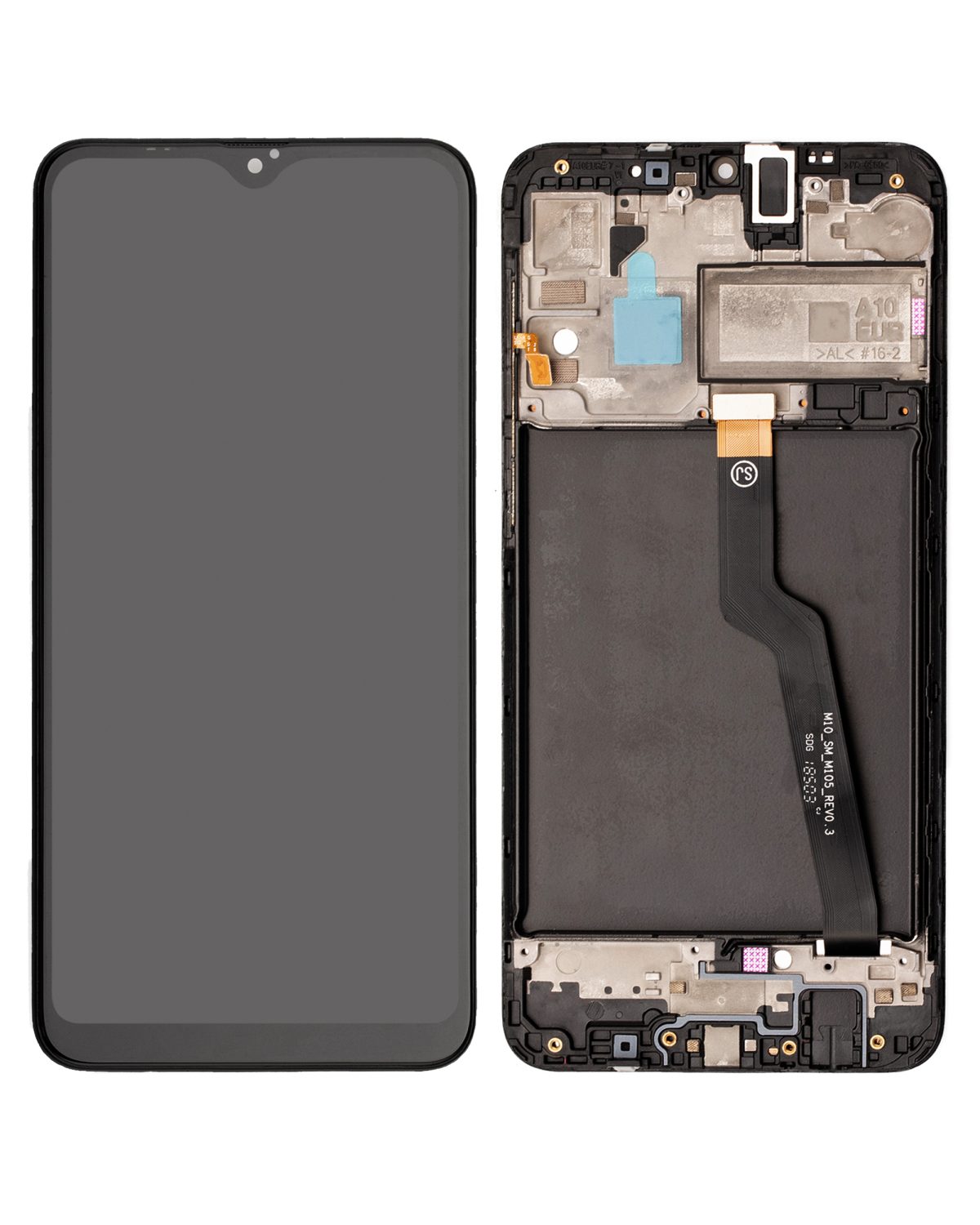 Samsung Galaxy A10 İle Uyumlu İçin Çerçeveli ekran (A105 2019) (Çift Kart Versiyonu) (Tüm Renkler)  LCD Ekranı Uyumlu - Görsel 2