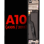 Samsung Galaxy A10 İle Uyumlu İçin Çerçeveli ekran (A105 2019) (Çift Kart Versiyonu) (Tüm Renkler)  LCD Ekranı Uyumlu