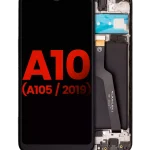 Samsung Galaxy A10 İle Uyumlu İçin Çerçeveli ekran (A105 2019) (Tek Kart Sürümü) (Tüm Renkler)  LCD Ekranı