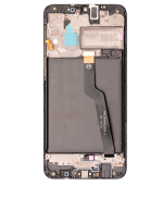 Samsung Galaxy A10 İle Uyumlu İçin Çerçeveli ekran (A105 2019) (Uluslararası Çift Sim Versiyonu) Orijinal (Siyah)  LCD Ekranı - Görsel 4