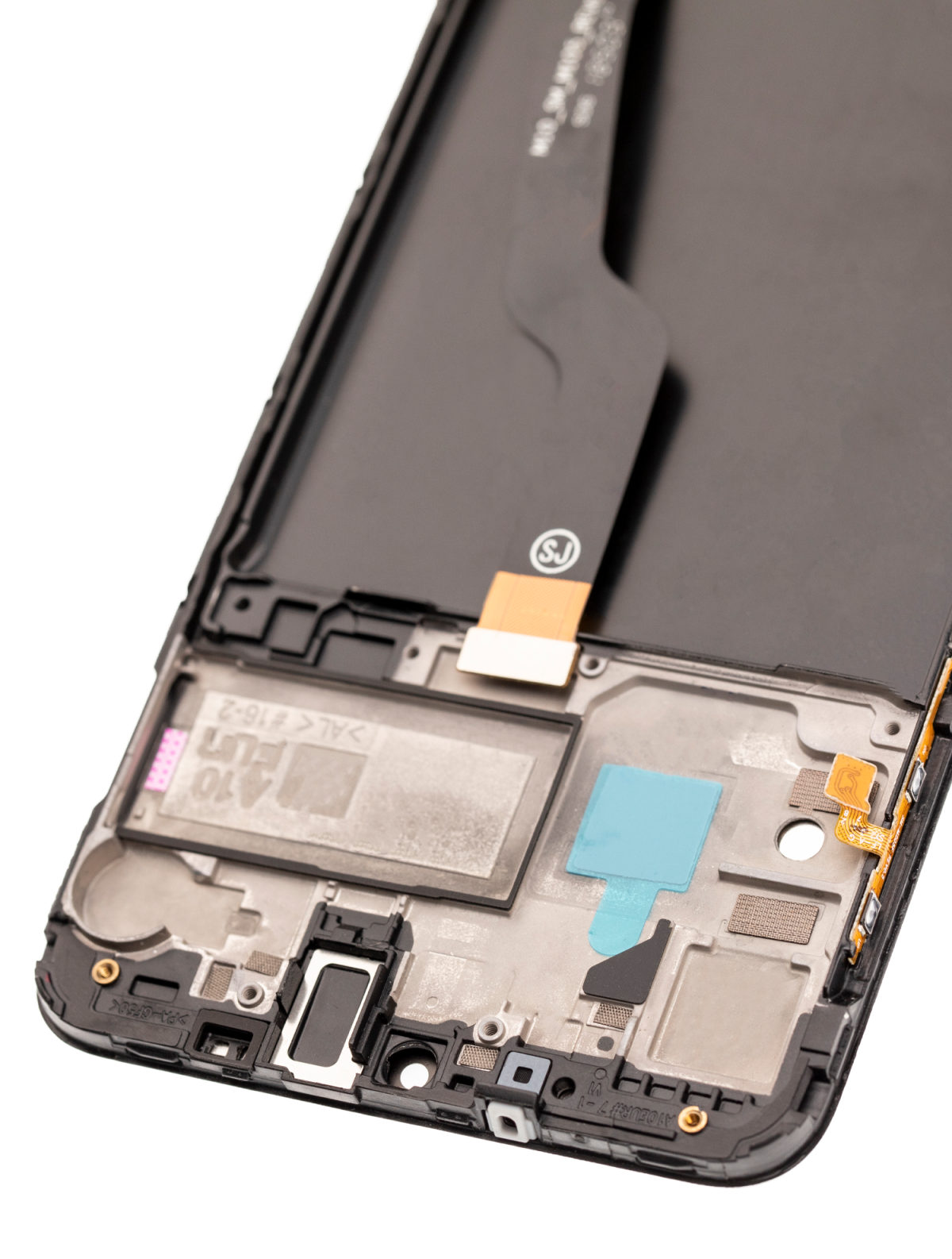 Samsung Galaxy A10 İle Uyumlu İçin Çerçeveli ekran (A105 2019) (Uluslararası Çift Sim Versiyonu) Orijinal (Siyah)  LCD Ekranı - Görsel 5