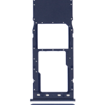 Samsung Galaxy A10 İle Uyumlu Tek Sim Kart Tepsisi (A105 2019) (Mavi)