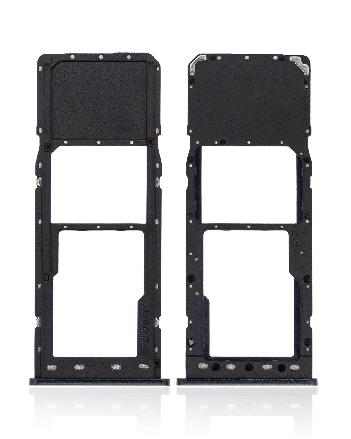 Samsung Galaxy A10 İle Uyumlu Tek Sim Kart Tepsisi (A105 2019) (Siyah) - Görsel 2