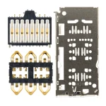 Samsung Galaxy A10 Sim İle Uyumlu Kart Okuyucu (A105) A20 (A205) A30 (A305) A50 (A505) A51 (A515) A70 (A705) A9 (A920) TCL 30 SE Xiaomi Redmi Note 7 Note 8 Note 9 Redmi Note 11 4G (Global Sürüm) (4 Parça Set)