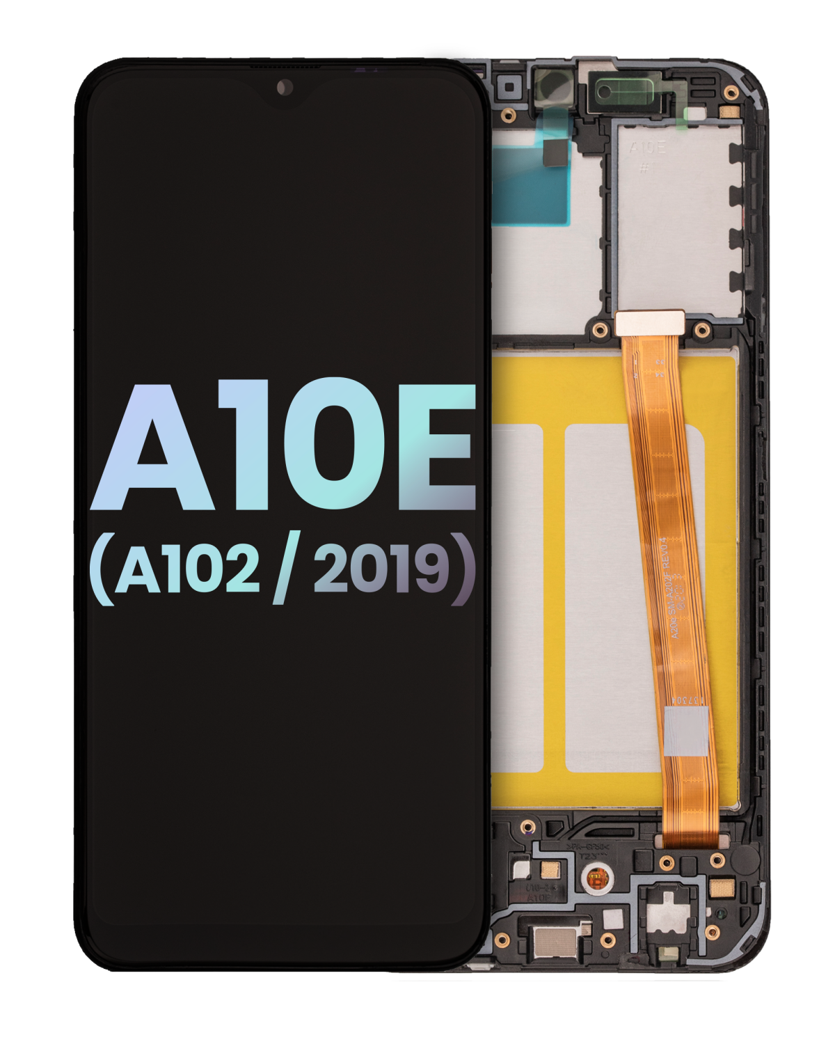 Samsung Galaxy A10 e İle Uyumlu İçin Çerçeveli ekran (A102 2019) (Servis Paketi) (Tüm Renkler)  LCD Ekranı Uyumlu - Görsel 4