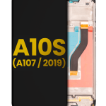 Samsung Galaxy A10 s İle Uyumlu İçin Çerçeveli ekran (A107 2019) Orijinal (Tüm Renkler)  LCD Ekranı Uyumlu