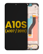 Samsung Galaxy A10 s İle Uyumlu İçin Çerçeveli ekran (A107 2019) Orijinal (Tüm Renkler)  LCD Ekranı Uyumlu