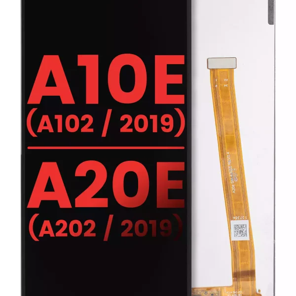 Samsung Galaxy A10e İle Uyumlu Çerçevesiz ekran LCD Ekranı (A102 2019) A20e (A202 2019) (Tüm Renkler)