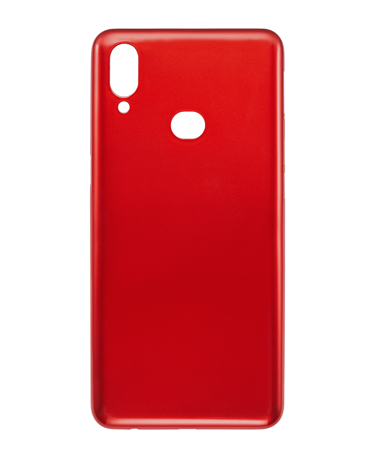 Samsung Galaxy A10s Arka İle Uyumlu Kapak Camı S (A107 2019) (Aftermarket Plus) (Kırmızı) - Görsel 2