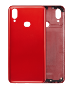 Samsung Galaxy A10s Arka İle Uyumlu Kapak Camı S (A107 2019) (Aftermarket Plus) (Kırmızı) - Görsel 3