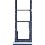 Samsung Galaxy A10s İle Uyumlu Çift Sim Kart Tepsisi (A107 2019) A20s (A207 2019) (Mavi)