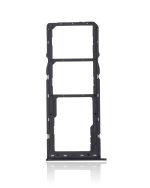 Samsung Galaxy A10s İle Uyumlu Çift Sim Kart Tepsisi (A107 2019) A20s (A207 2019) (Siyah) - Görsel 3