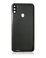 Samsung Galaxy A11 Arka İle Uyumlu Kapak Cam Kamera Lensli (A115 2020) (ABD Sürümü) (Servis Paketi) (Siyah) - Görsel 2