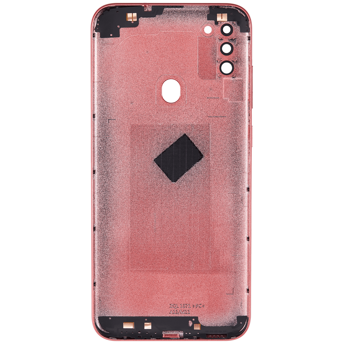 Samsung Galaxy A11 İle Uyumlu (A115 2020) (Uluslararası Sürüm) (Aftermarket Plus) (Kırmızı) Kamera Lensli Arka Kapak - Görsel 4
