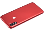 Samsung Galaxy A11 İle Uyumlu (A115 2020) (Uluslararası Sürüm) (Aftermarket Plus) (Kırmızı) Kamera Lensli Arka Kapak - Görsel 5