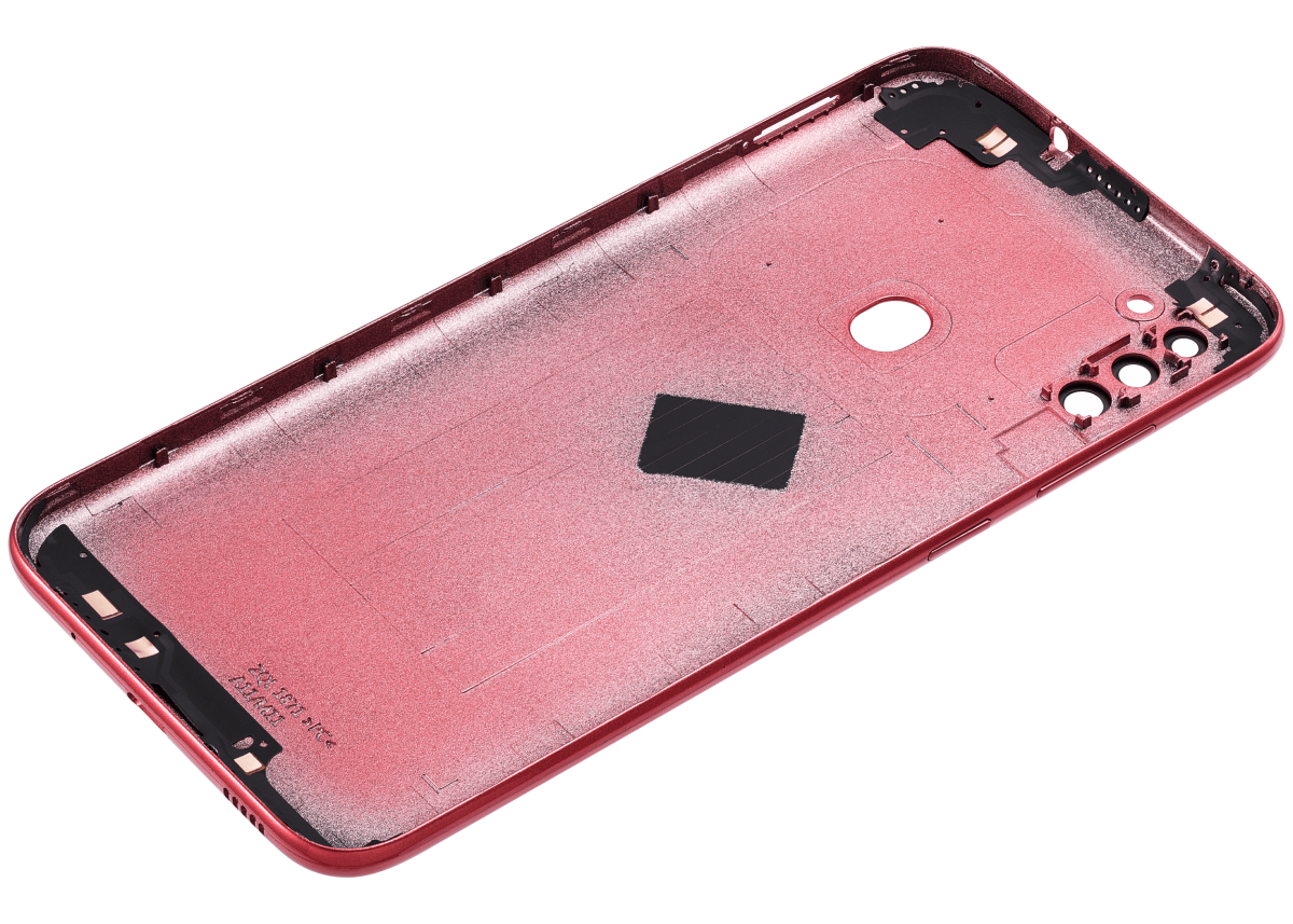 Samsung Galaxy A11 İle Uyumlu (A115 2020) (Uluslararası Sürüm) (Aftermarket Plus) (Kırmızı) Kamera Lensli Arka Kapak - Görsel 6