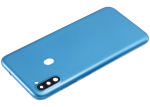 Samsung Galaxy A11 İle Uyumlu (A115 2020) (Uluslararası Sürüm) (Aftermarket Plus) (Mavi) Kamera Lensli Arka Kapak - Görsel 5