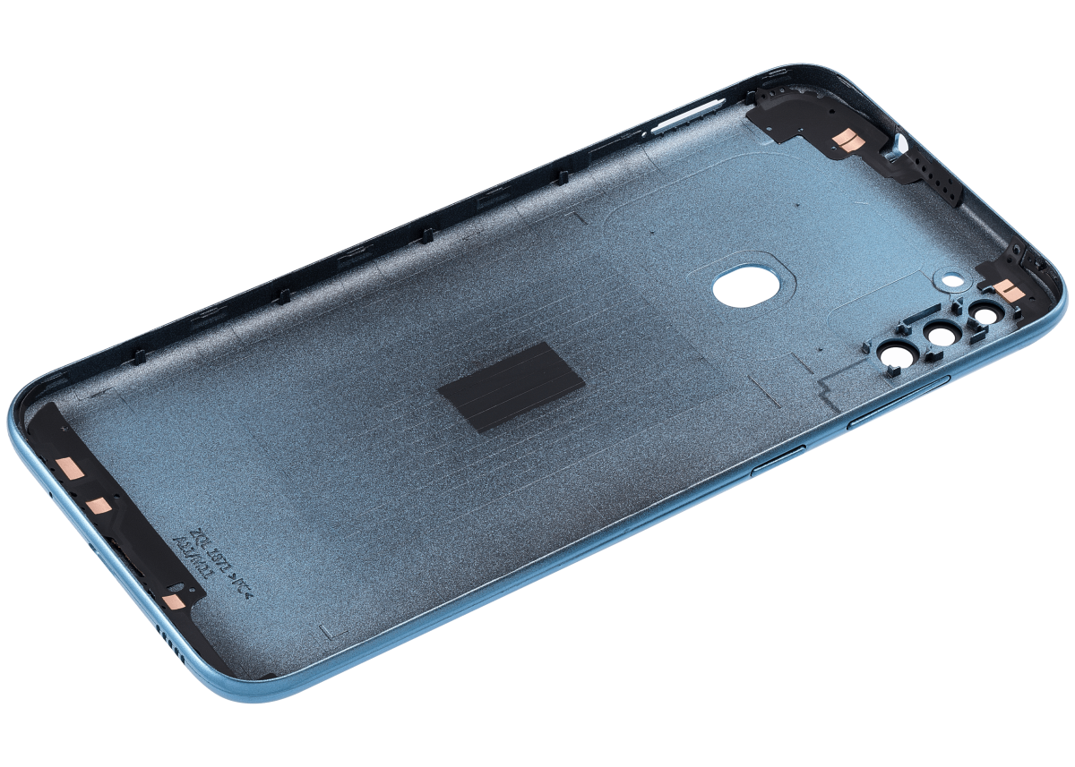 Samsung Galaxy A11 İle Uyumlu (A115 2020) (Uluslararası Sürüm) (Aftermarket Plus) (Mavi) Kamera Lensli Arka Kapak - Görsel 6