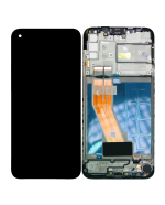 Samsung Galaxy A11 İle Uyumlu (A115U A115A 2020) M11 (M115 2020) (ABD Sürümü) Orijinal (Tüm Renkler) Çerçeveli ekran LCD Ekranı - Görsel 2