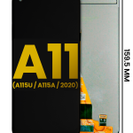 Samsung Galaxy A11 İle Uyumlu Çerçevesiz ekran LCD Ekranı (A115U A115A 2020) (ABD Sürümü) Orijinal (Tüm Renkler)