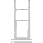 Samsung Galaxy A11 İle Uyumlu Çift Sim Kart Tepsisi (A115 2020) (Beyaz)