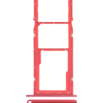 Samsung Galaxy A11 İle Uyumlu Çift Sim Kart Tepsisi (A115 2020) (Kırmızı)