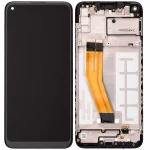 Samsung Galaxy A11 İle Uyumlu İçin Çerçeveli ekran (A115F A115M 2020) M11 (M115 2020) (Uluslararası Sürüm) (Servis Paketi) (Tüm renkler - Görsel 2
