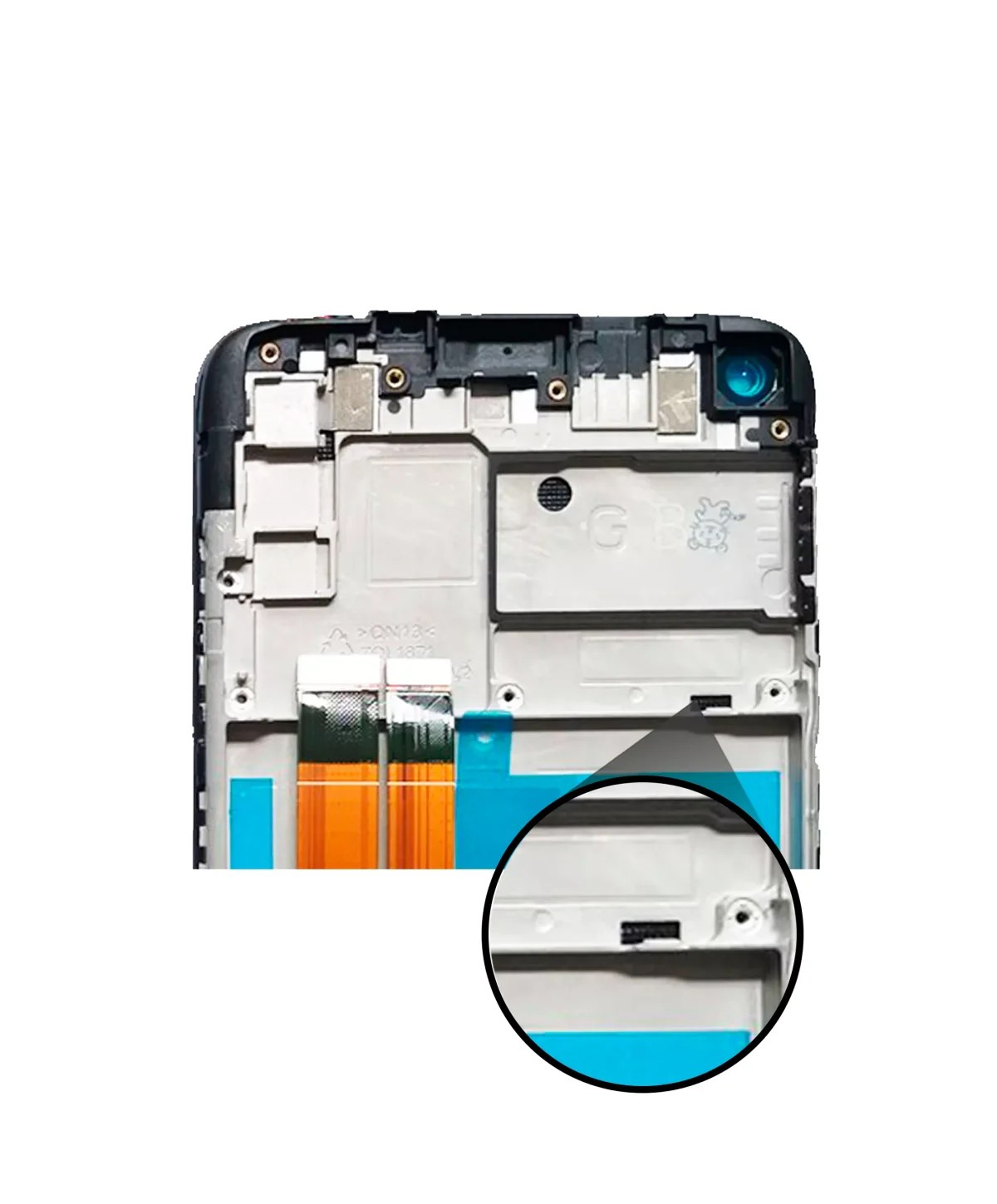 Samsung Galaxy A11 İle Uyumlu İçin Çerçeveli ekran (A115F A115M 2020) M11 (M115 2020) (Uluslararası Sürüm) (Servis Paketi) (Tüm renkler - Görsel 6
