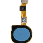 Samsung Galaxy A11 İle Uyumlu İçin Güç (A115 2020) (Mavi)  Esnek Kablolu Parmak İzi Okuyucu Uyumlu