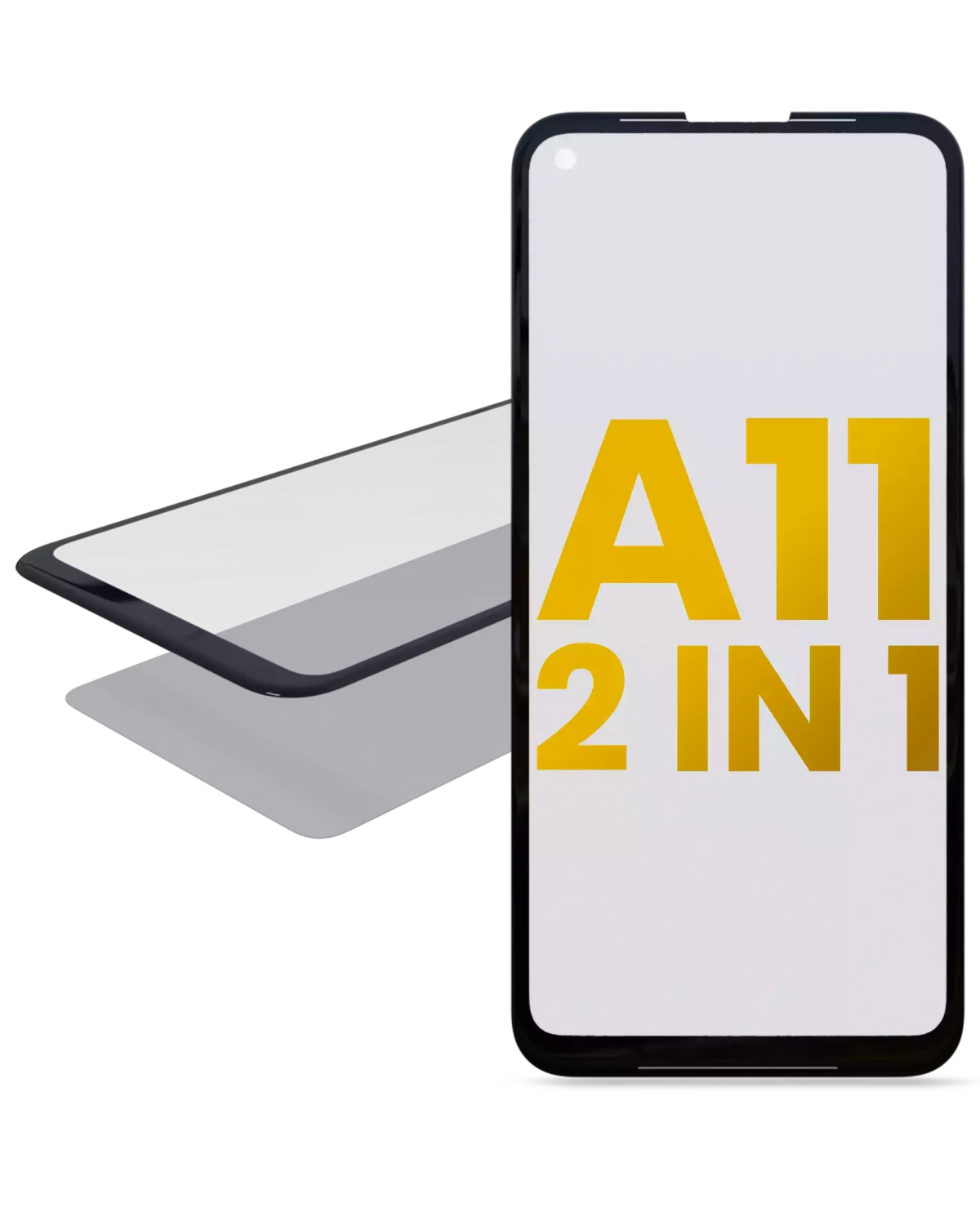 Samsung Galaxy A11 İle Uyumlu İçin OCA (ABD Sürümü) (A115 2020)  Uyumlu 2'si 1 Arada Ön Cam - Görsel 6