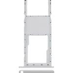 Samsung Galaxy A11 İle Uyumlu Tek Sim Kart Tepsisi (A115 2020) (Beyaz)