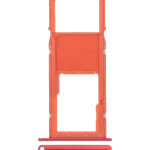 Samsung Galaxy A11 İle Uyumlu Tek Sim Kart Tepsisi (A115 2020) (Kırmızı)